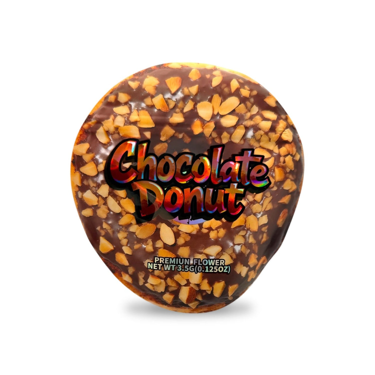 Chocolate Donut Mylar Bag