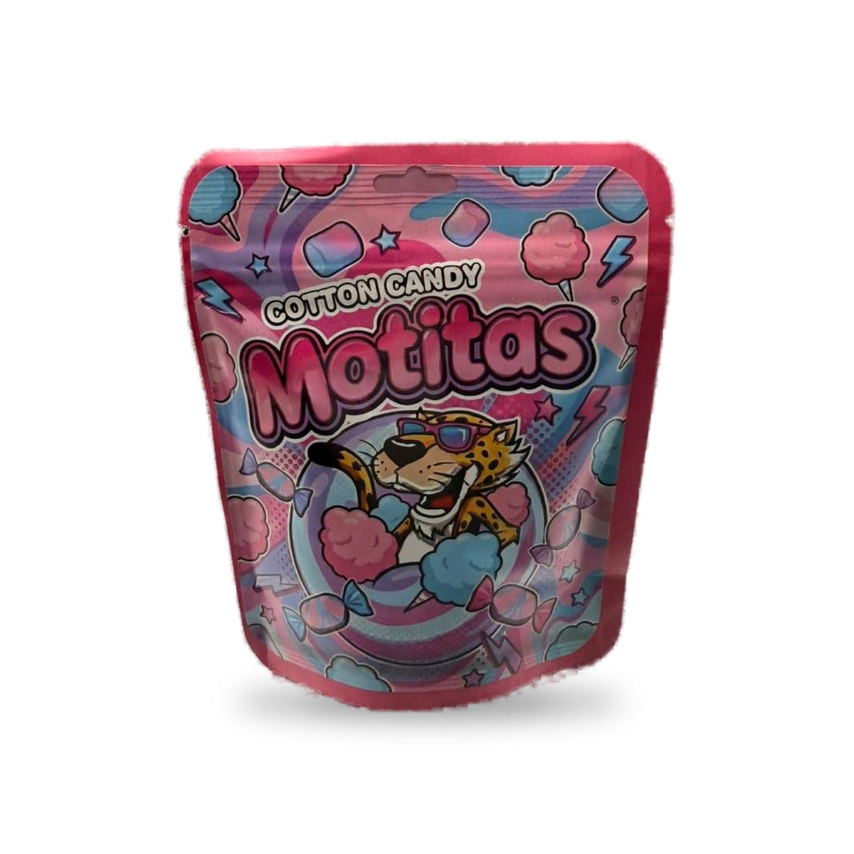 Cotton Candy Motitas Mylar Bag