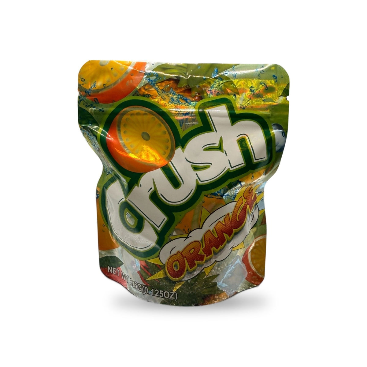 Crush Orange Mylar Bag