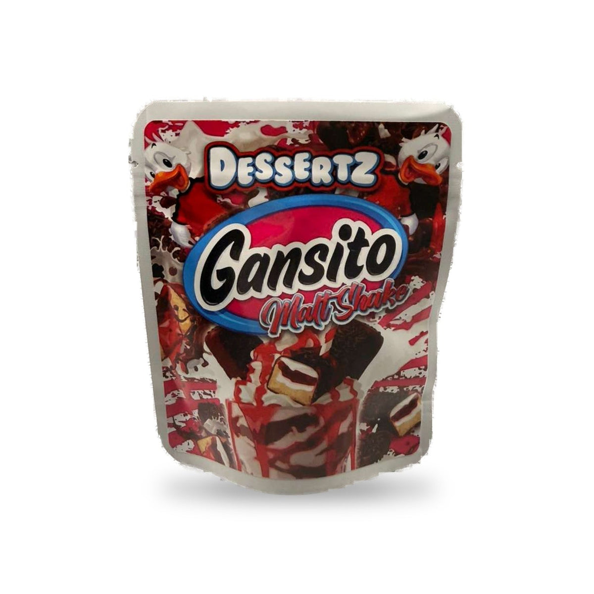 Dessertz Gansito Malt Shake Mylar Bag