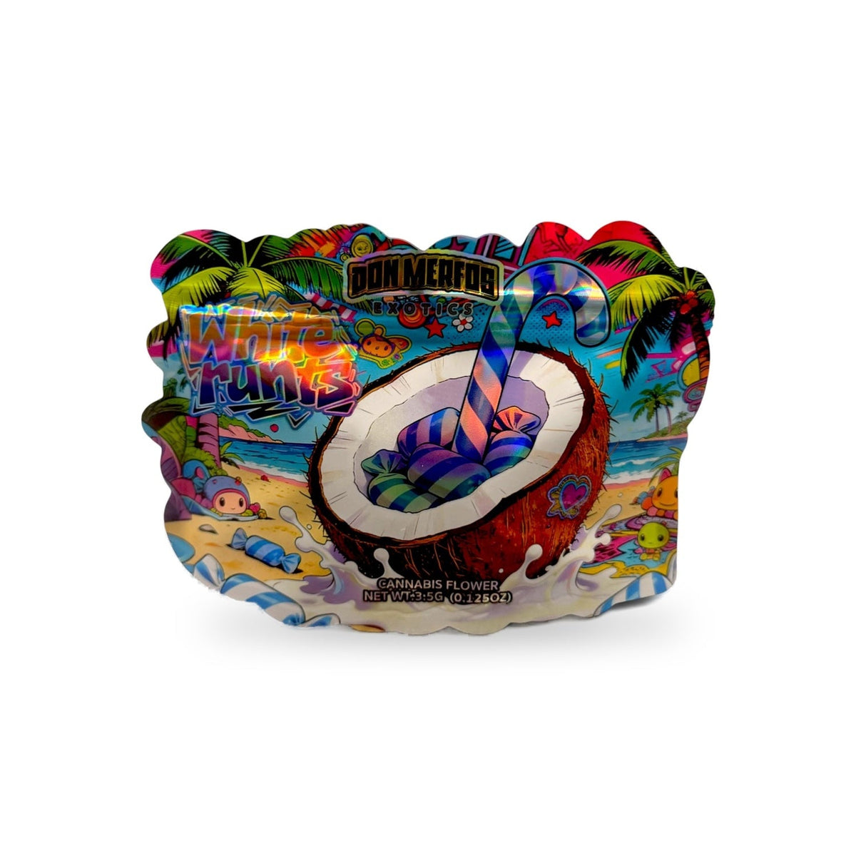 Don Merfos Exotics White Runts Mylar Bag