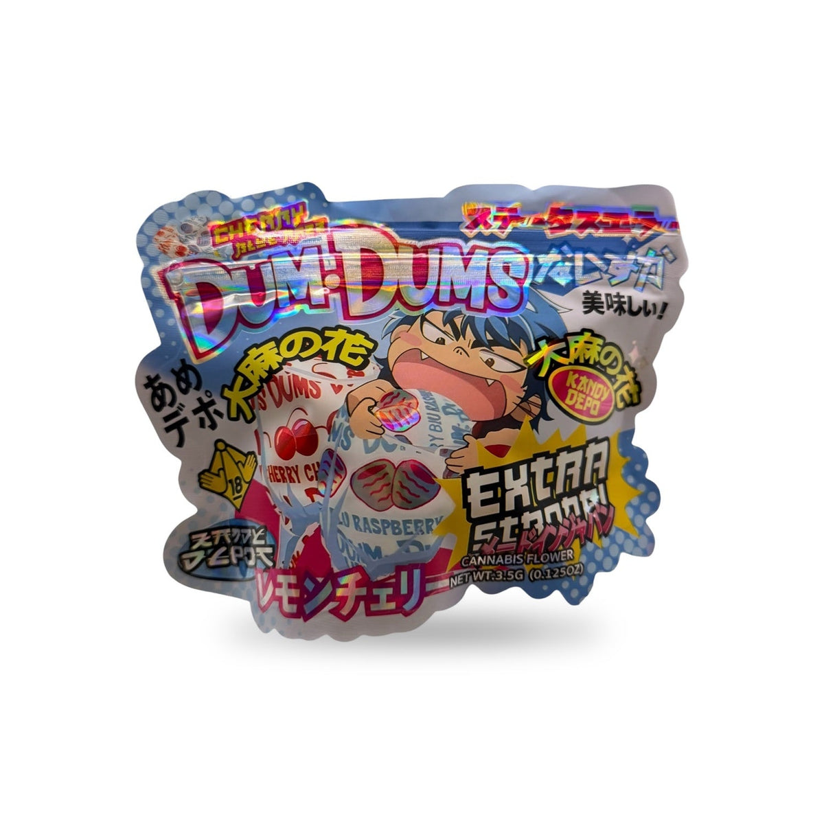 Dum.Dums Canabis Flower Mylar Bag