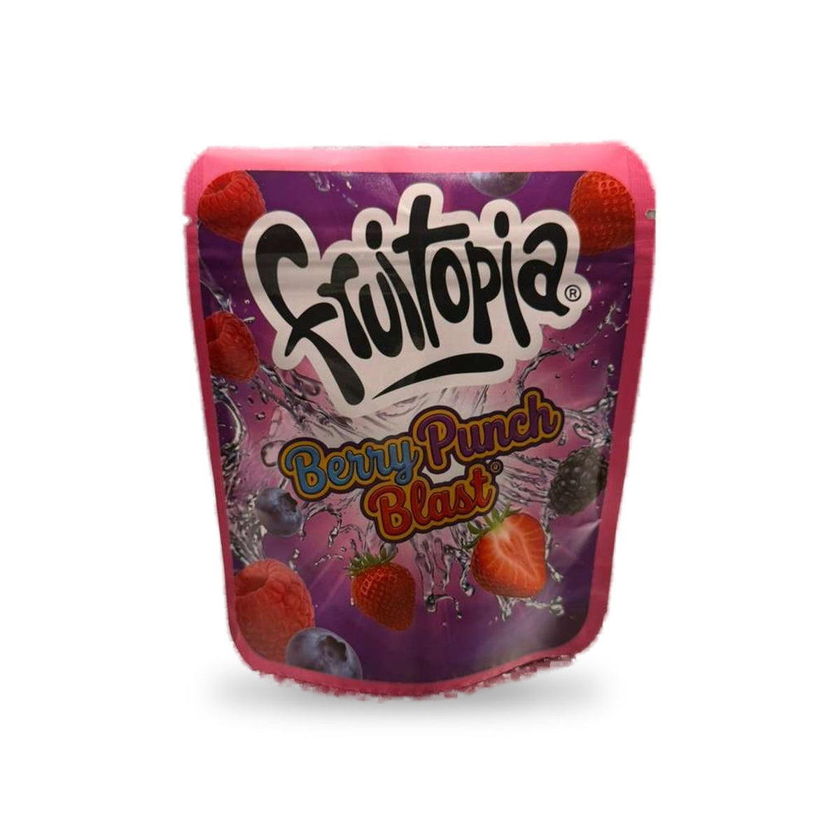Fruitopia Berry Punch Blast Mylar Bag