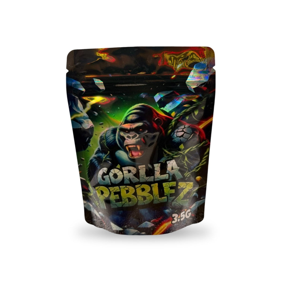 Gorilla Pebblez Mylar Bag