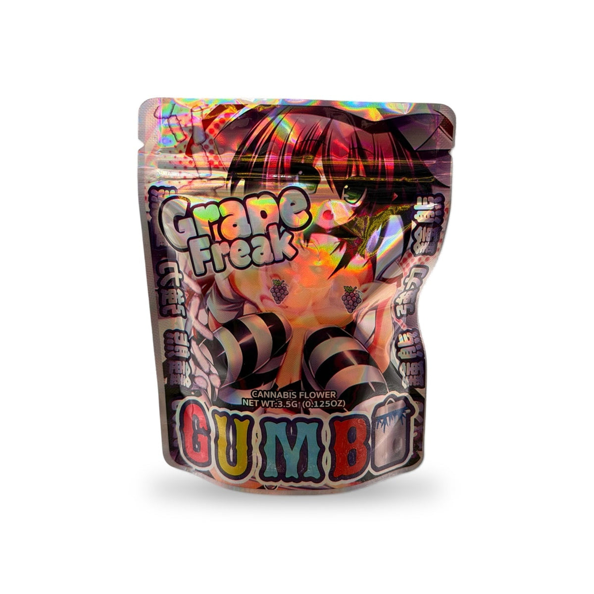 Grape Freak Gumbo Mylar Bag