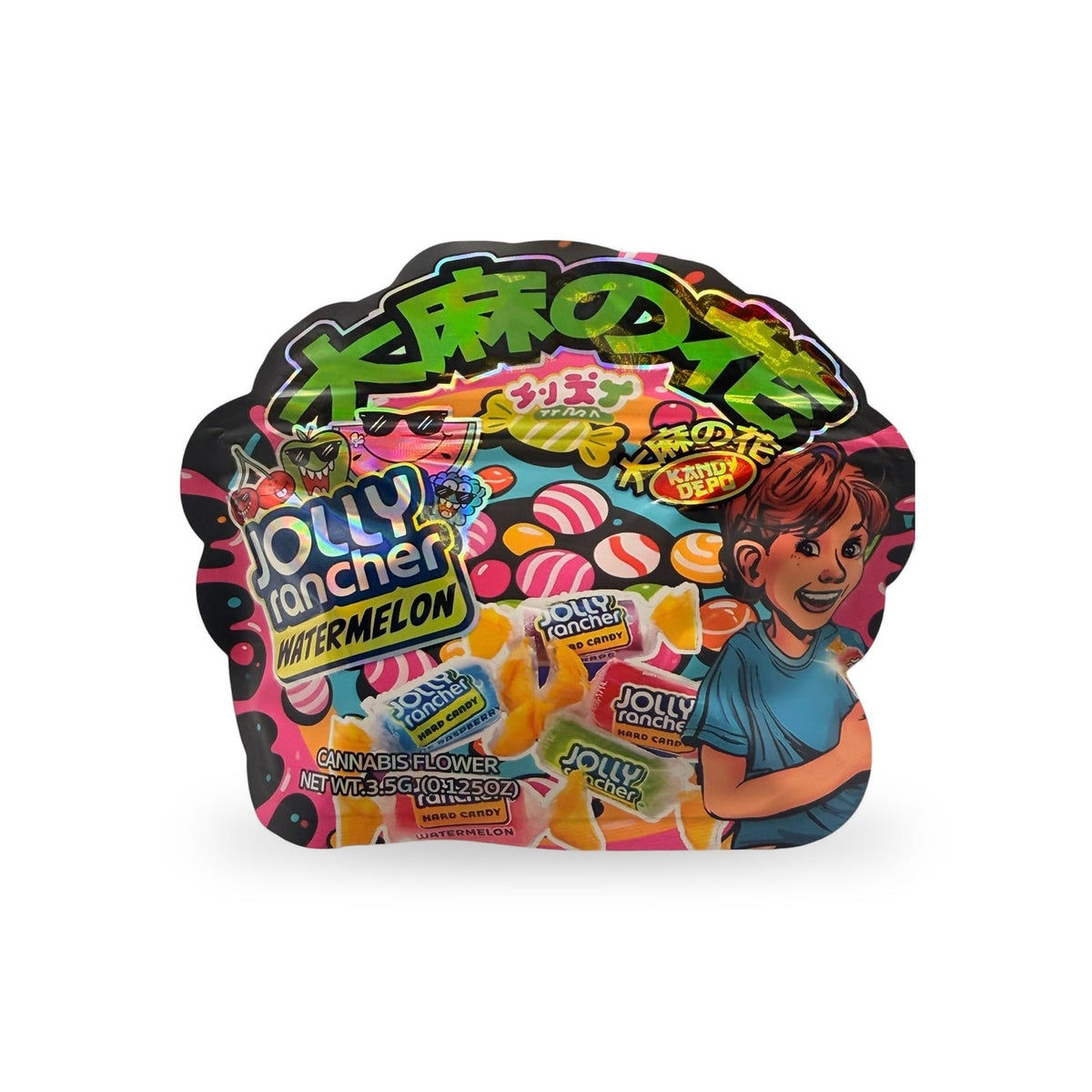 Jolly Rancher Watermelon Mylar Bag