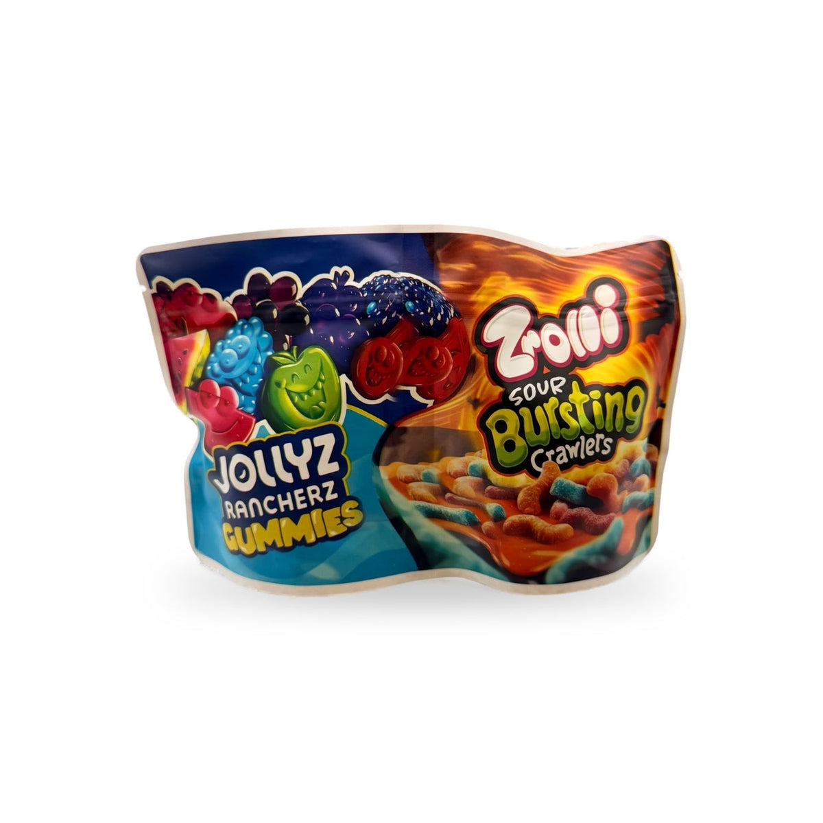 Jollyz Rancherz Gummies × Zrolli Sour Bursting Crawlers 2-in-1 Bag