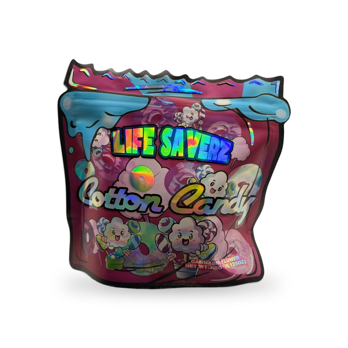 Life Saverz Cotton Candy Mylar Bag