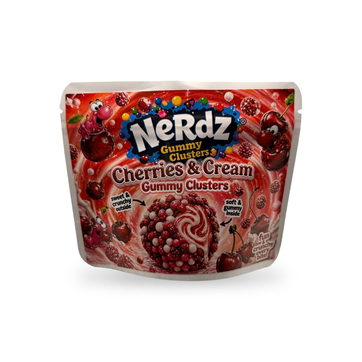 Nerdz Gummy Clusters Cherries & Cream