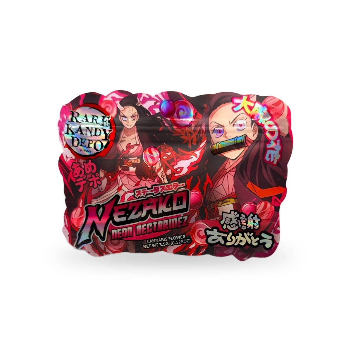 Nezako Neon Nectarinez Mylar Bag