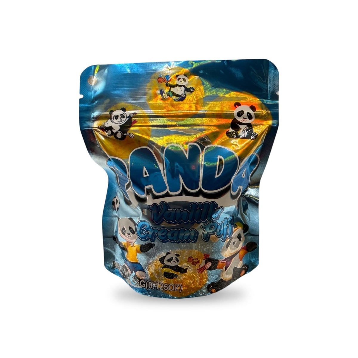 Panda Vanilla Cream Puffs Mylar Bag
