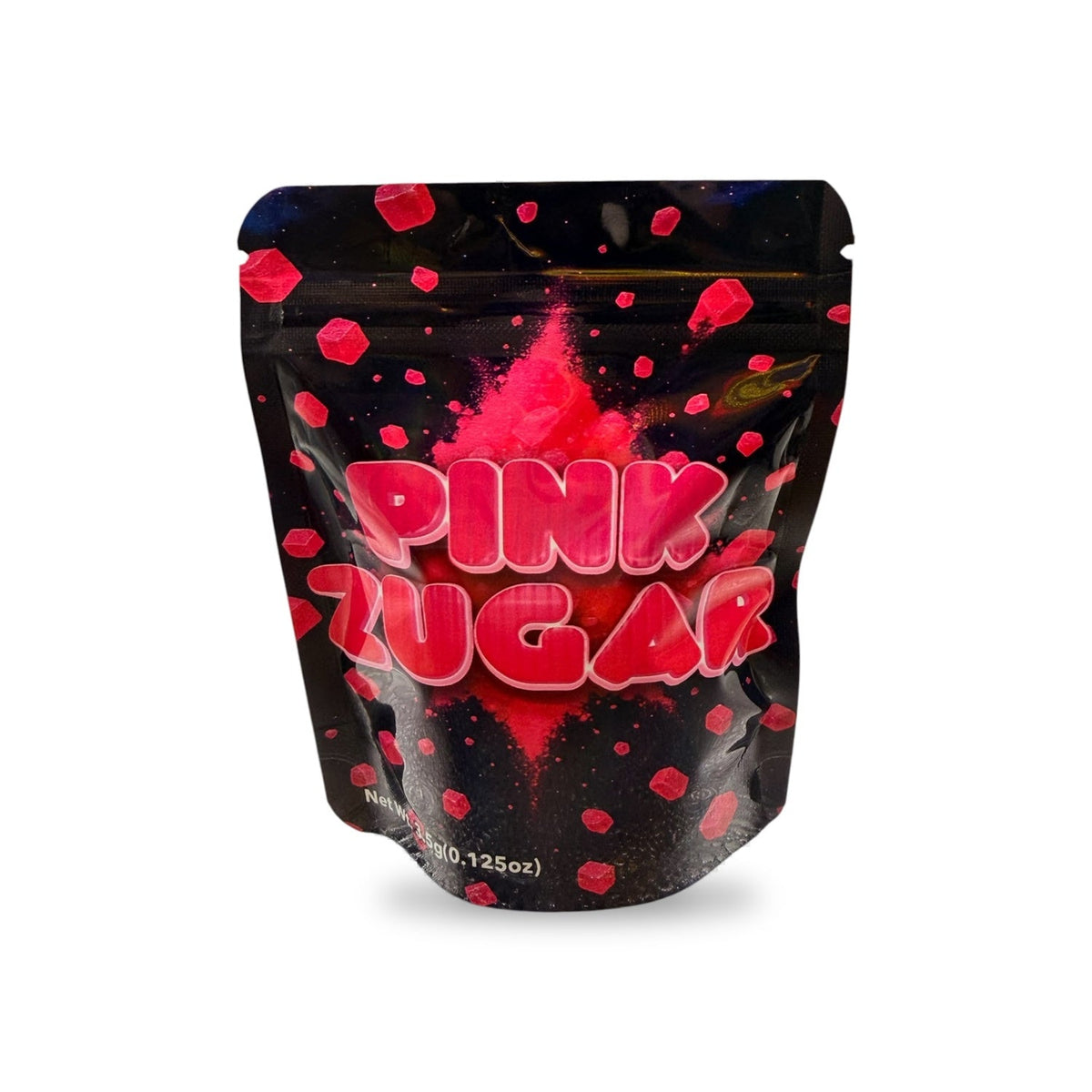 Pink Zugar Mylar Bag