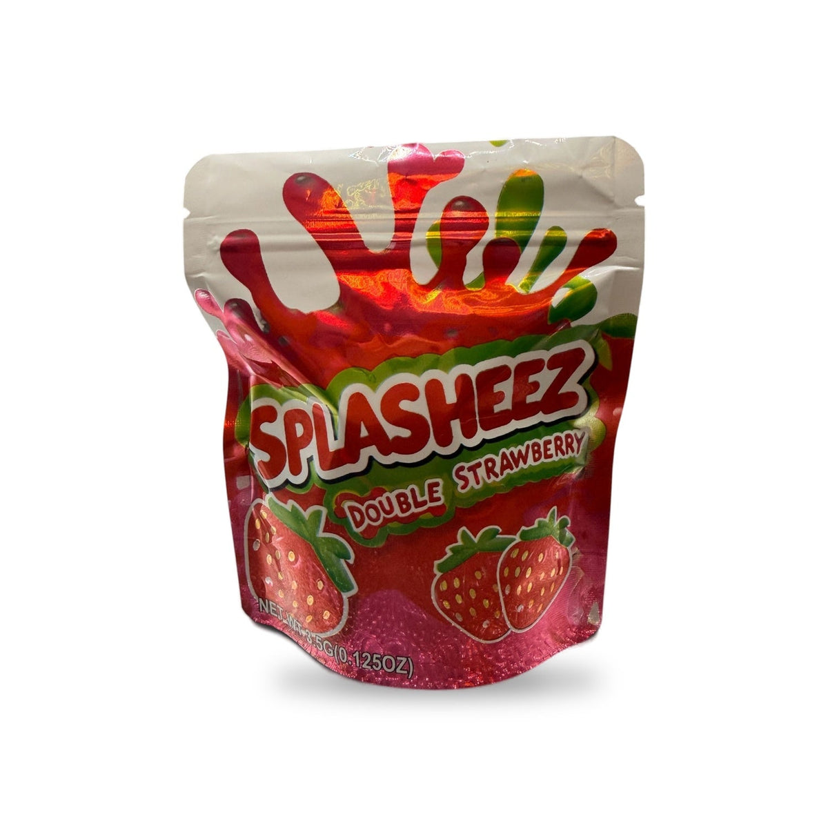 Splasheez Double Strawberry Mylar Bag
