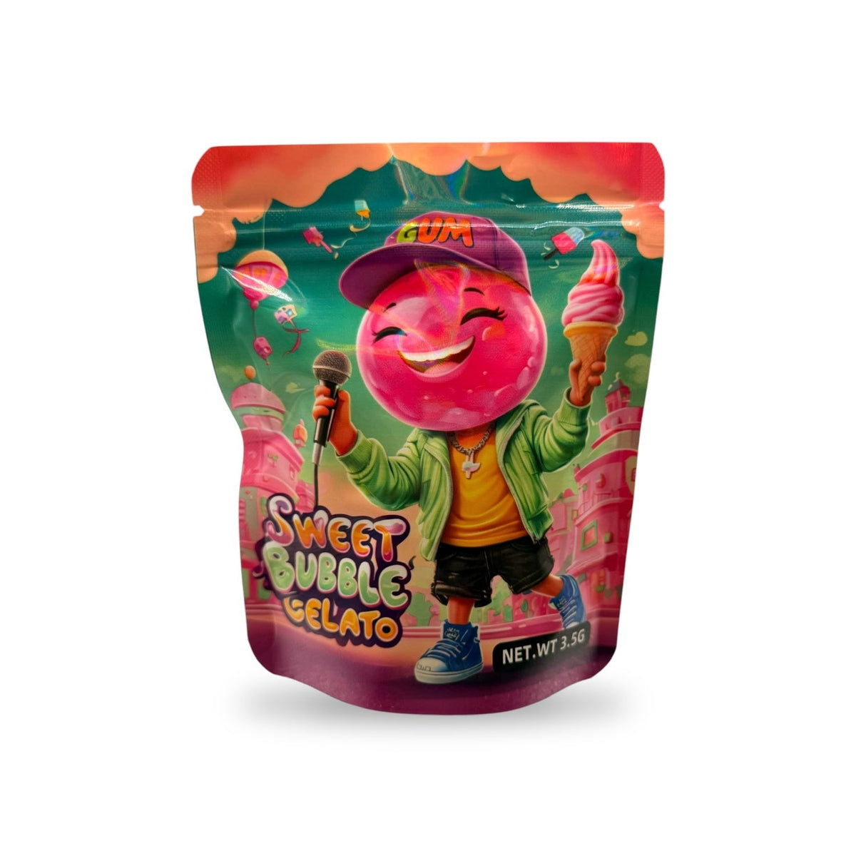 Sweet Bubble Gelato Mylar Bag