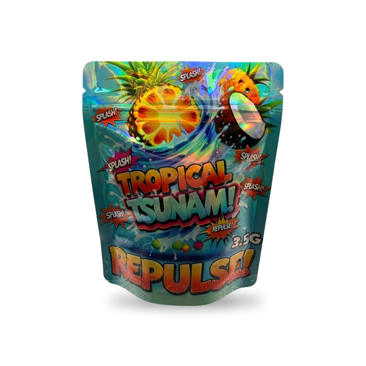 Tropical Tsunami Repulse Mylar Bag