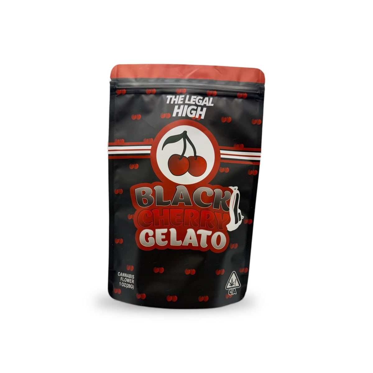Black Cherry Gelato Ounce Mylar Bag