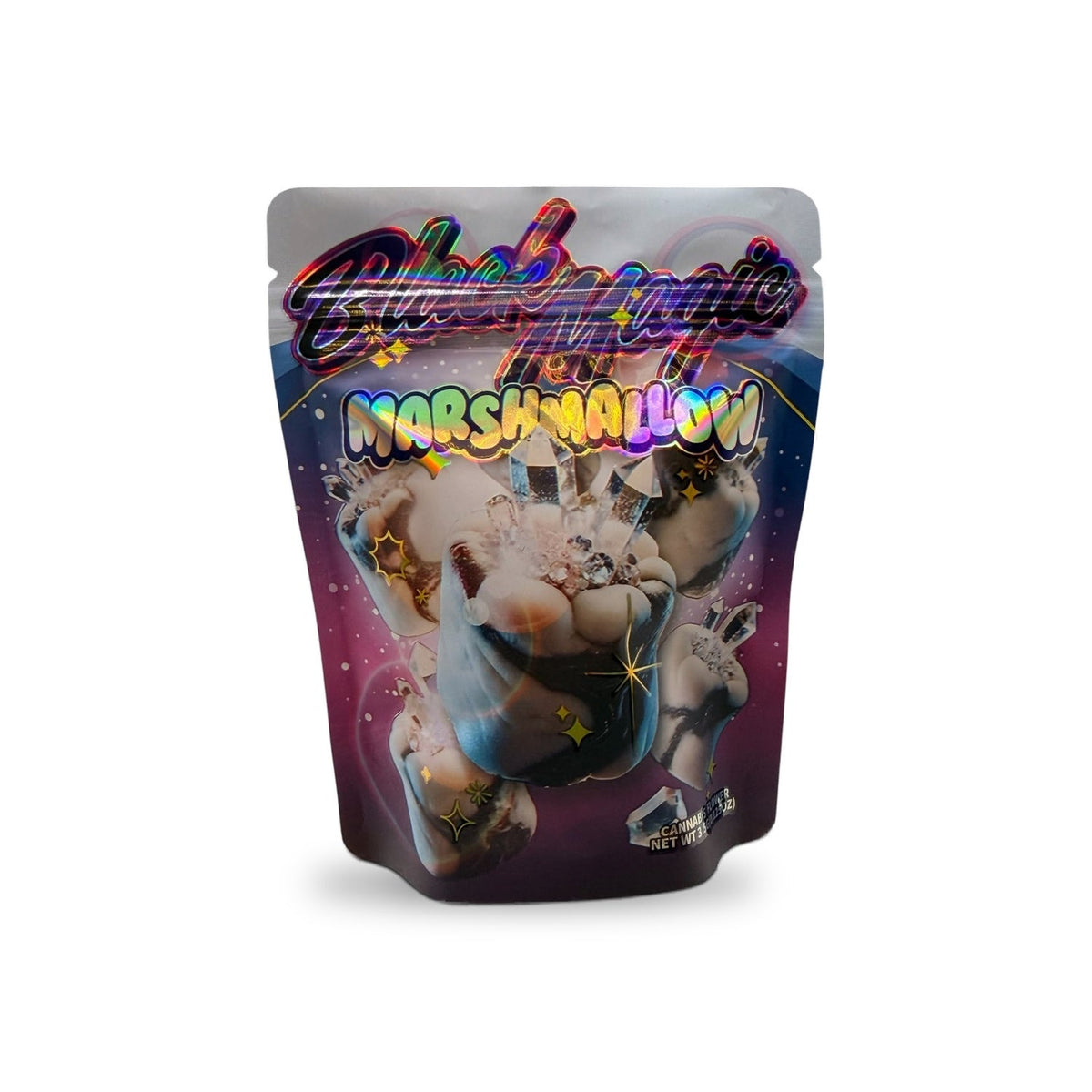 Black Magic Marshmallow Mylar Bag