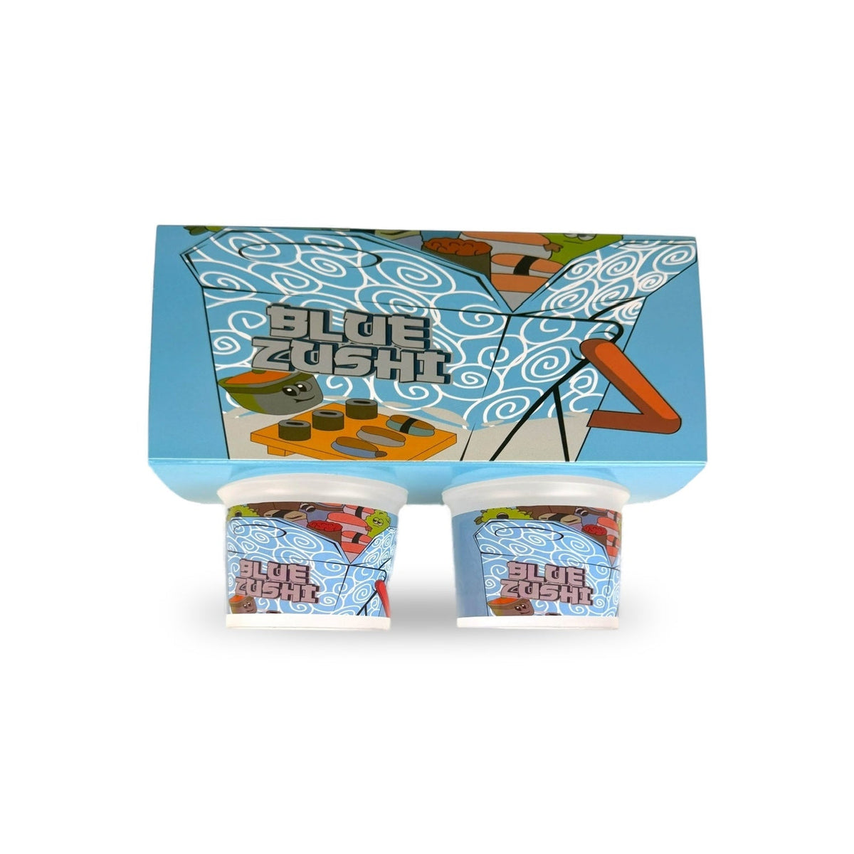 Blue Zushi Fruit Cup