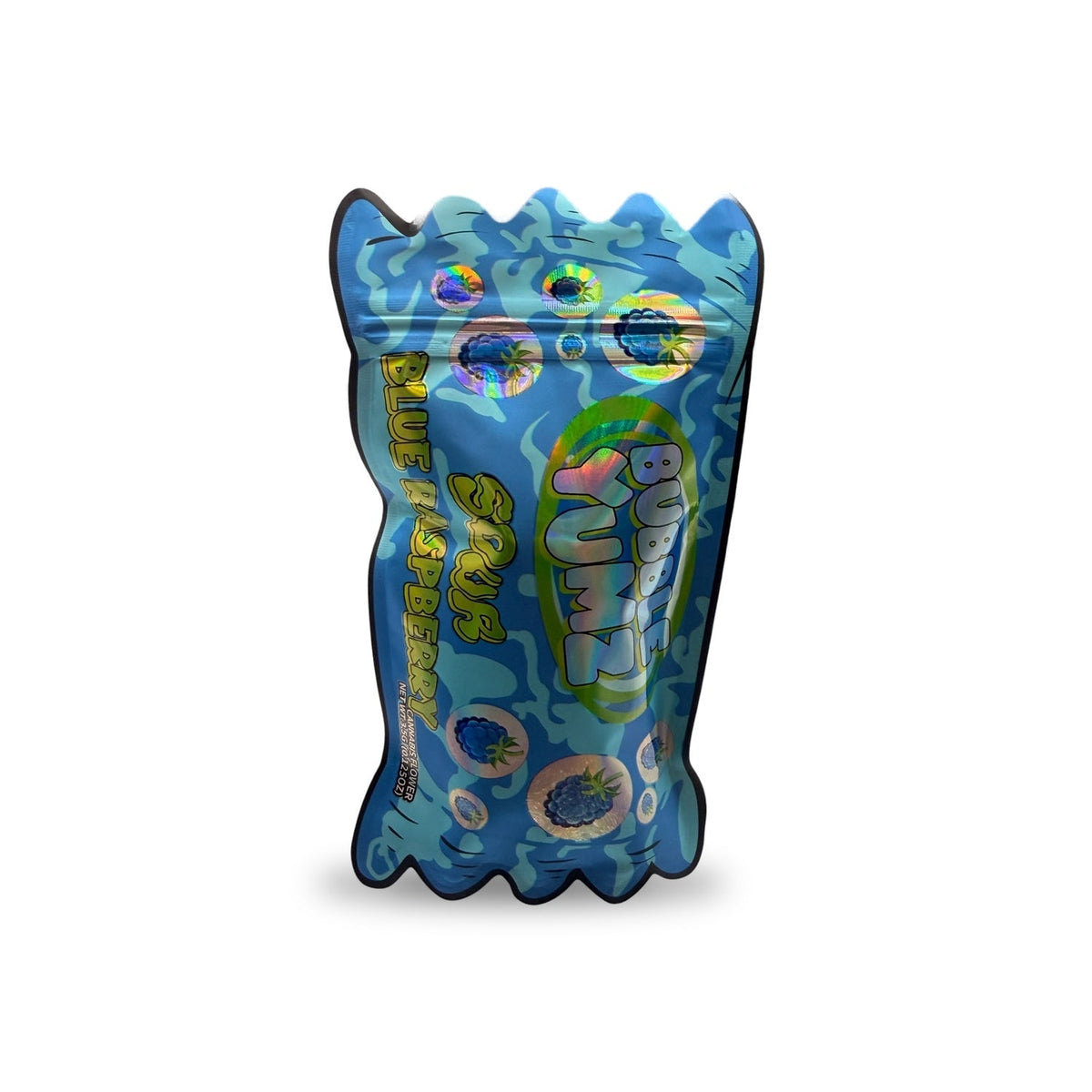 Bubble Yumz Spur Blueberry Mylar Bag