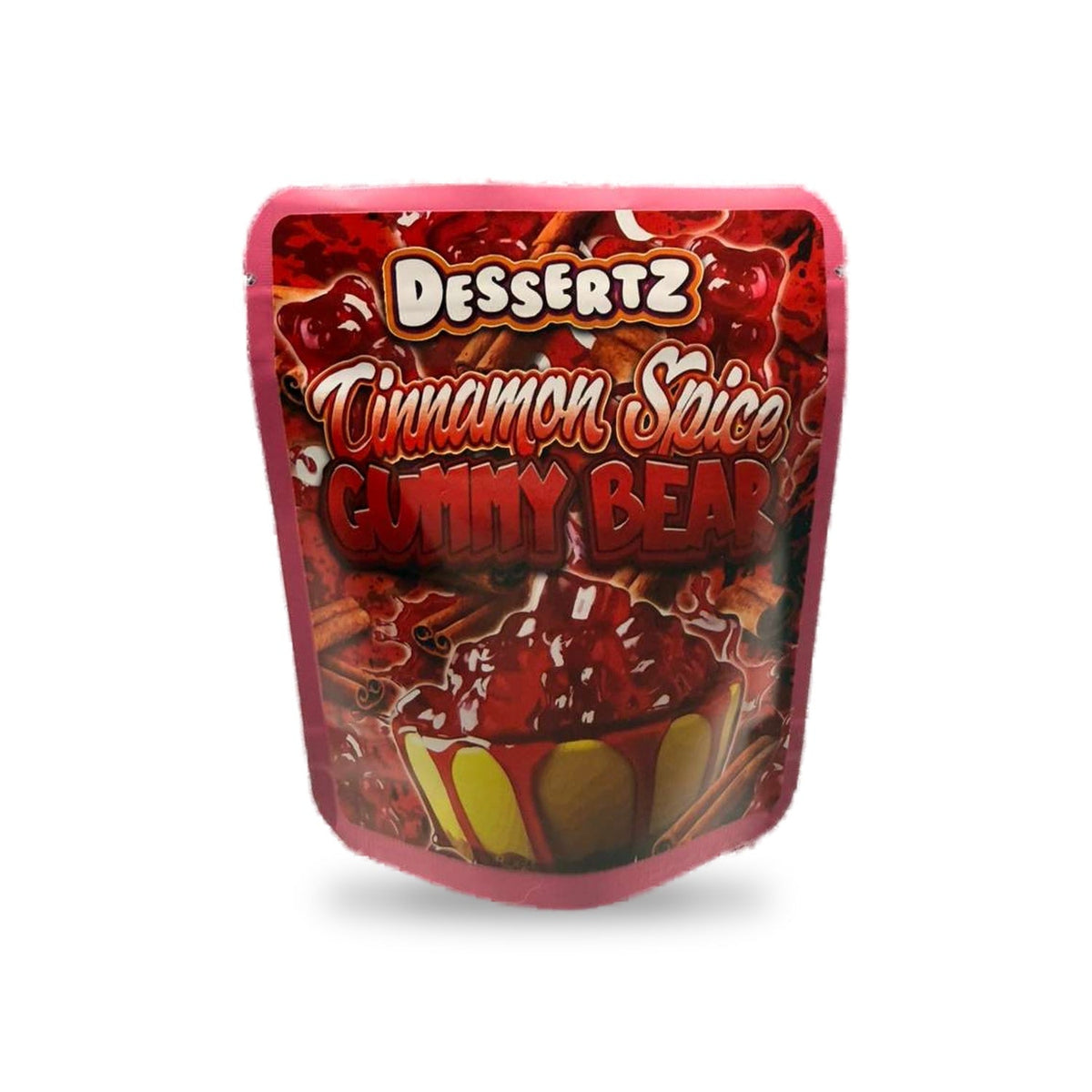 Dessertz Cinnamon Spice Gummy Bear Mylar Bag