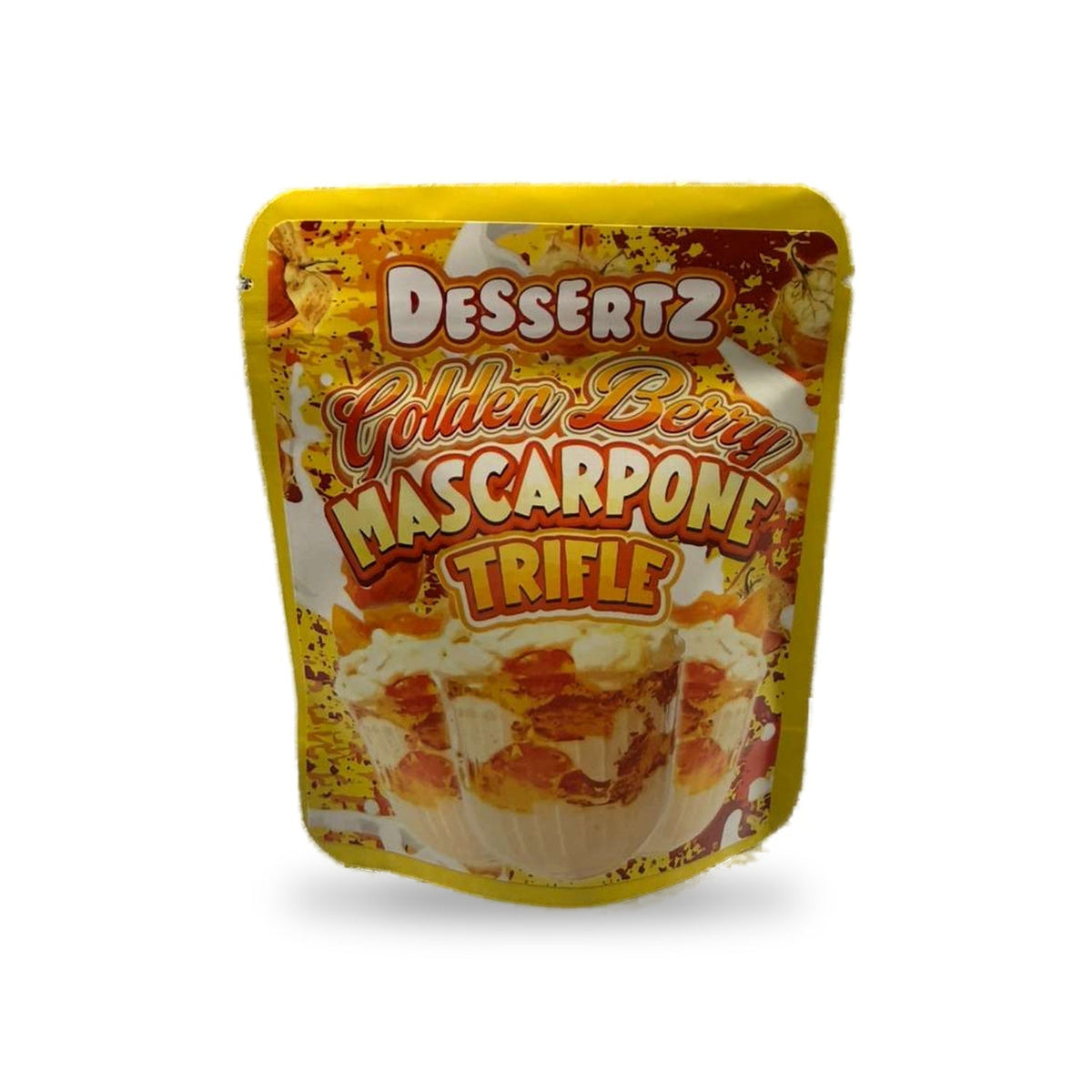 Dessertz Golden Berry Mascarpone Trifle Mylar Bag