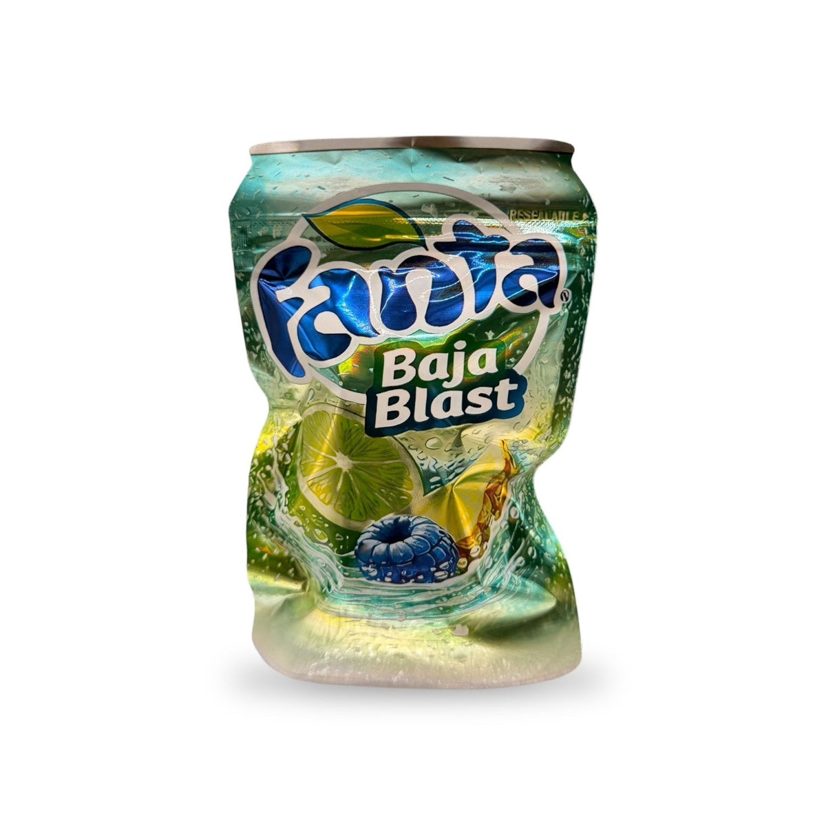 Fanta Baja Blast Mylar Bag