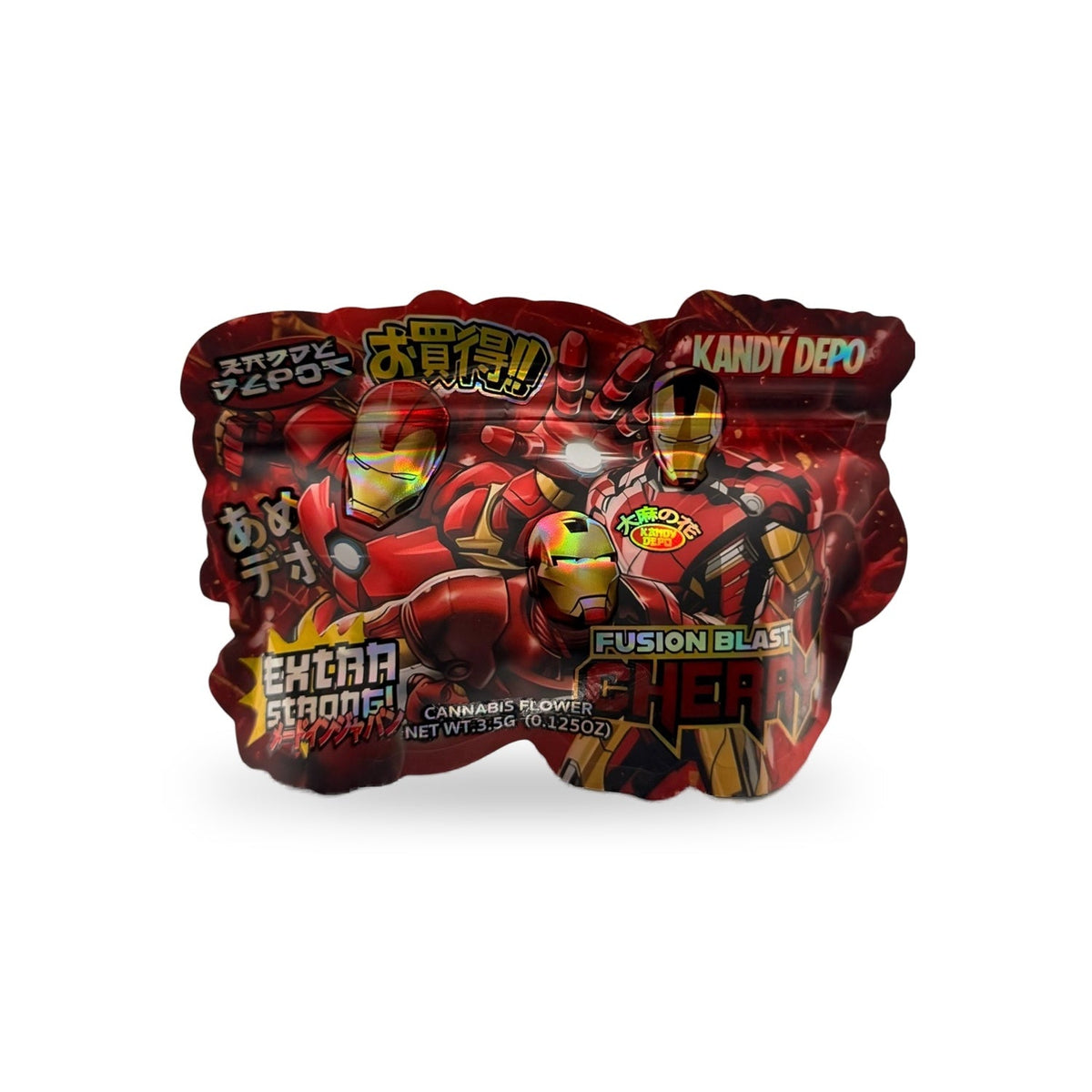 Fusion Blast Cherry Mylar Bag