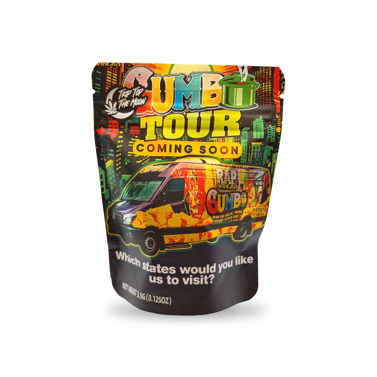 Gumbo Tour Mylar Bag