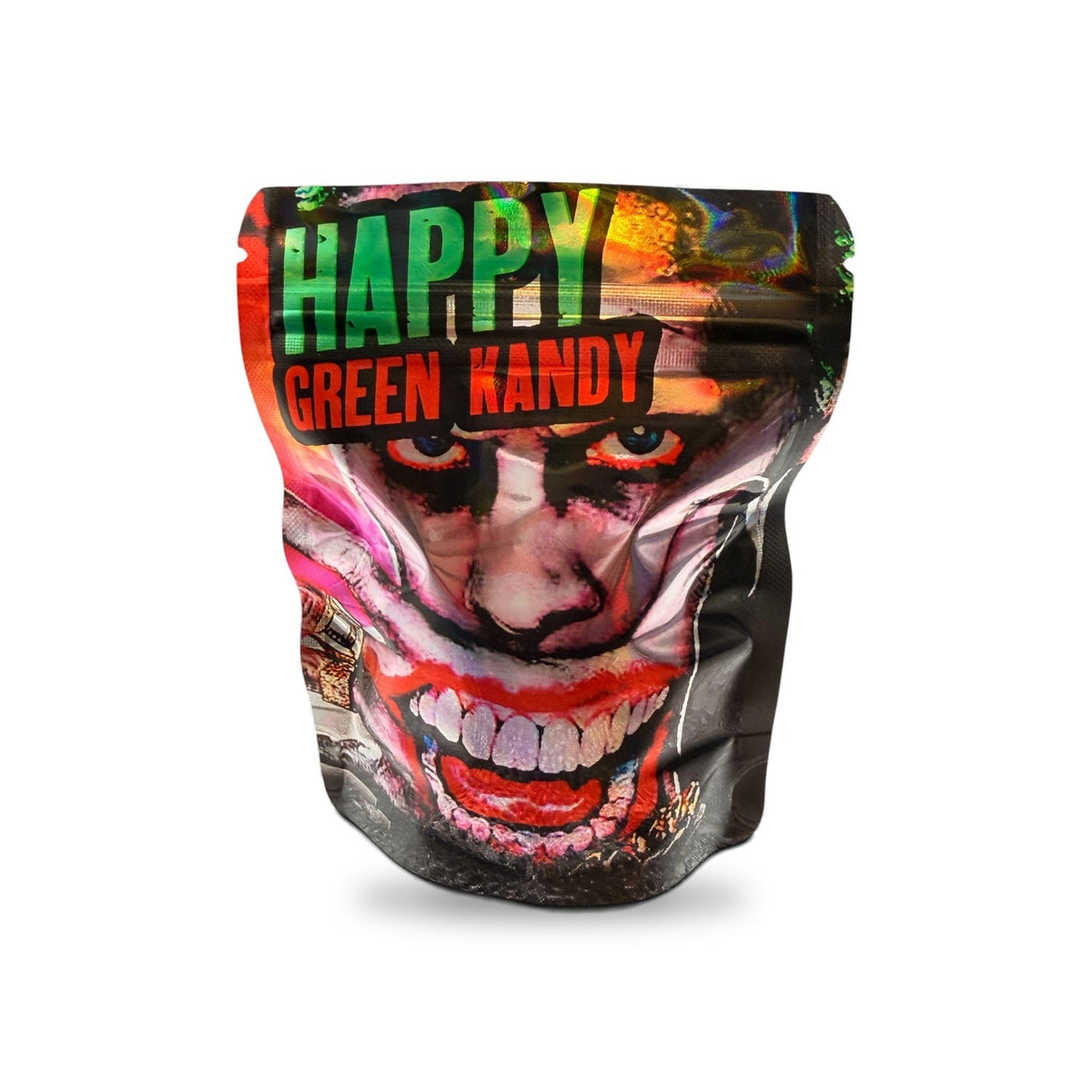 Happy Green Kandy Mylar Bag