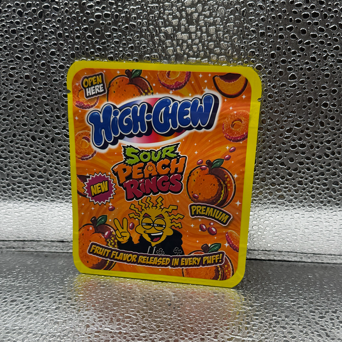 High-Chew Sour Peach Rings