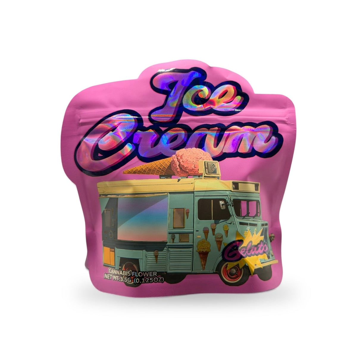 Ice Cream Gelato Mylar Bag