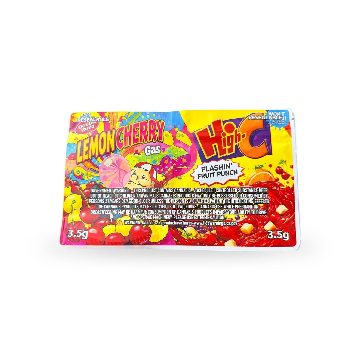 Lemon Cherry Gas × High C Flashin' Fruit Punch 2-in-1 Bag