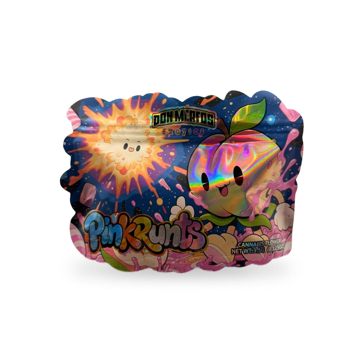 Pink Runts Mylar Bag