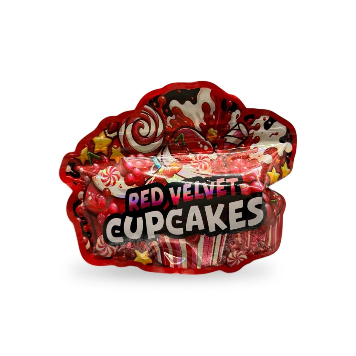 Red Velvet Cupcakes Mylar Bag