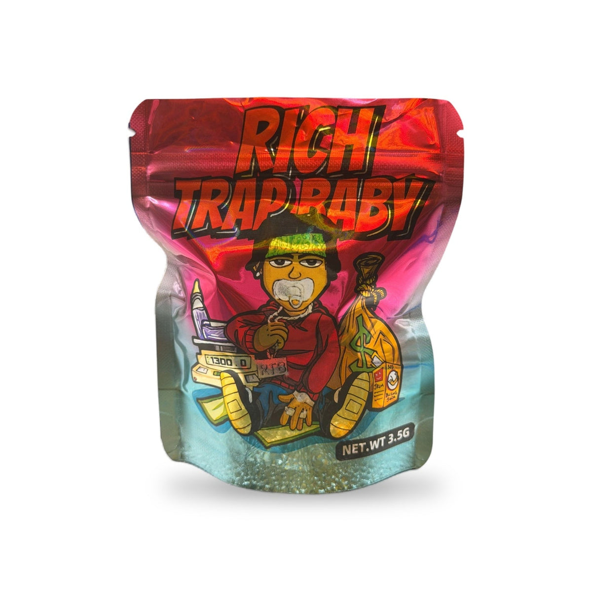Rich Trap Baby Mylar Bag