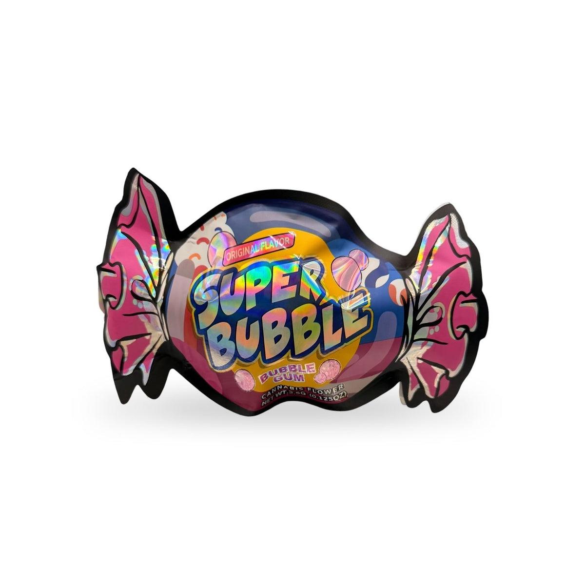Super Bubble Gum  Mylar Bag